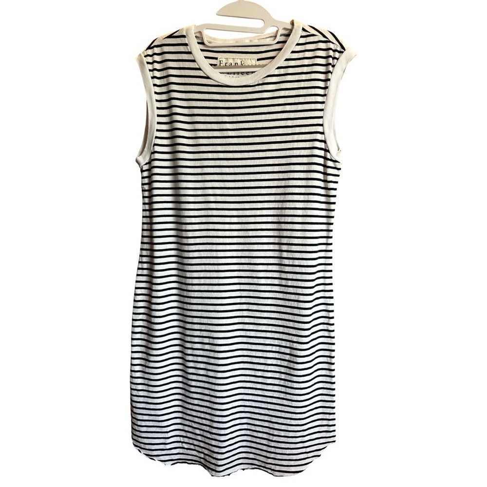 Frank & Eileen NWD Mini Cory Dress Navy French Stripe Size S - Picture 4 of 7